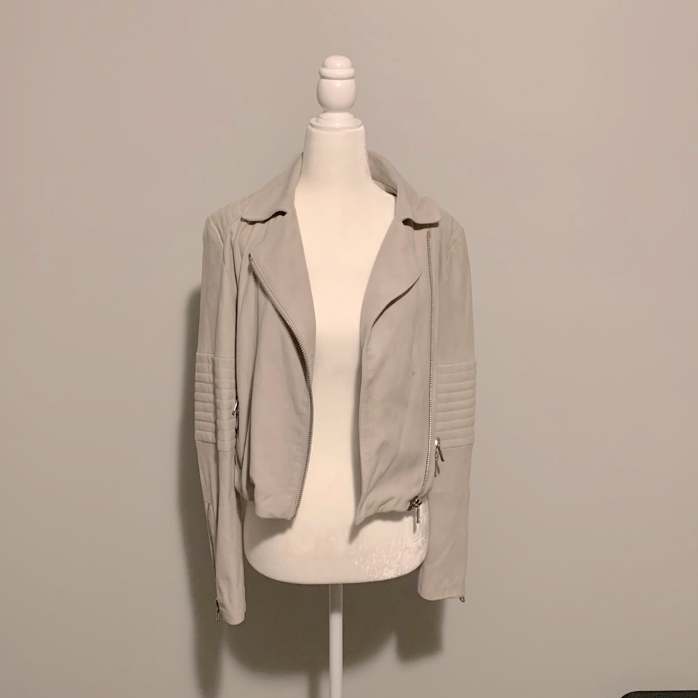 J Brand 100% dyed lamb leather jacket